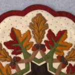 Fall Leaves Appliqué Detail 1