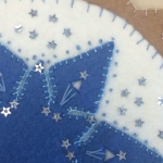 Close up of Kate M.'s topper - notice the contrast stitching thread!