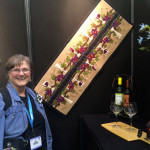 yours truly by my wine runner in the National NonWoven booth